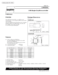 Datasheet LC865008 производства Sanyo